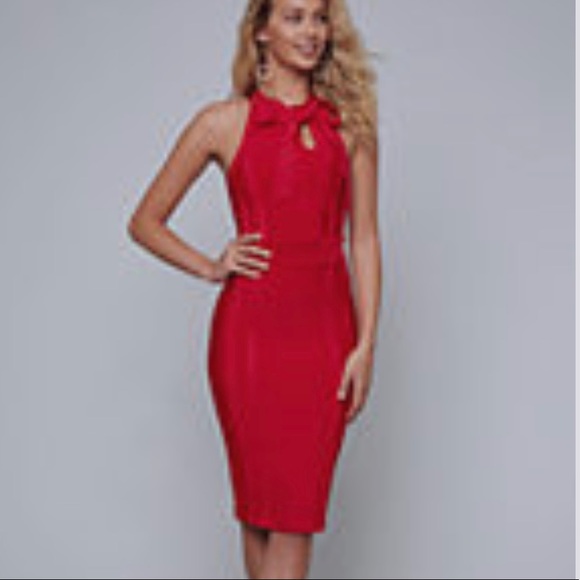 bebe Dresses & Skirts - Bebe. Bow tie bandage dress. Red. Size Xsmall. Almost new, Only worn once!